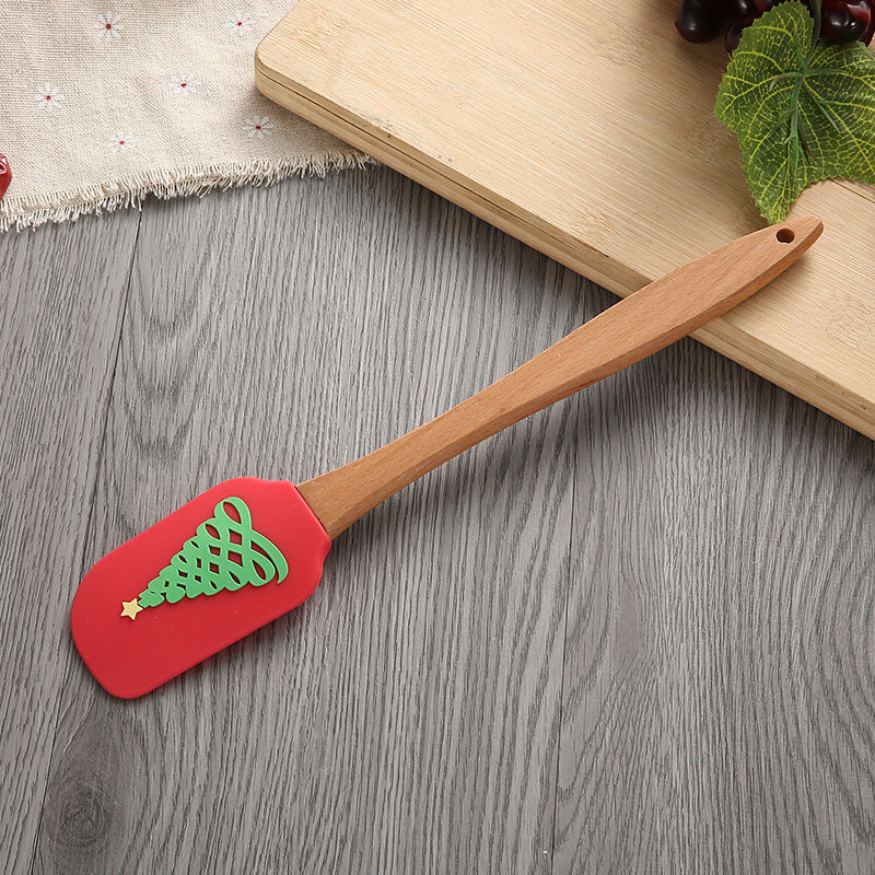Wholesale Butter Spatula Christmas Series Kitchen Silicone Spatula